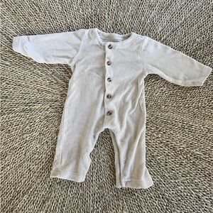 Organic Baby Romper - Poudre